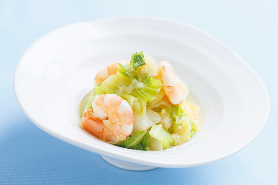 えびとキャベツのサラダ