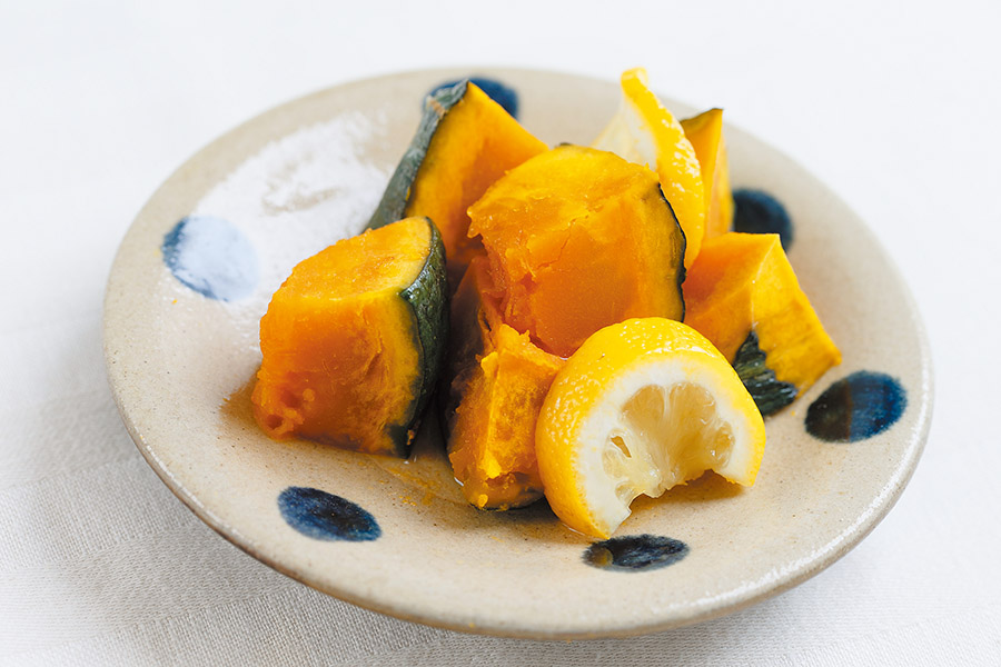 かぼちゃとレモンのはちみつ煮