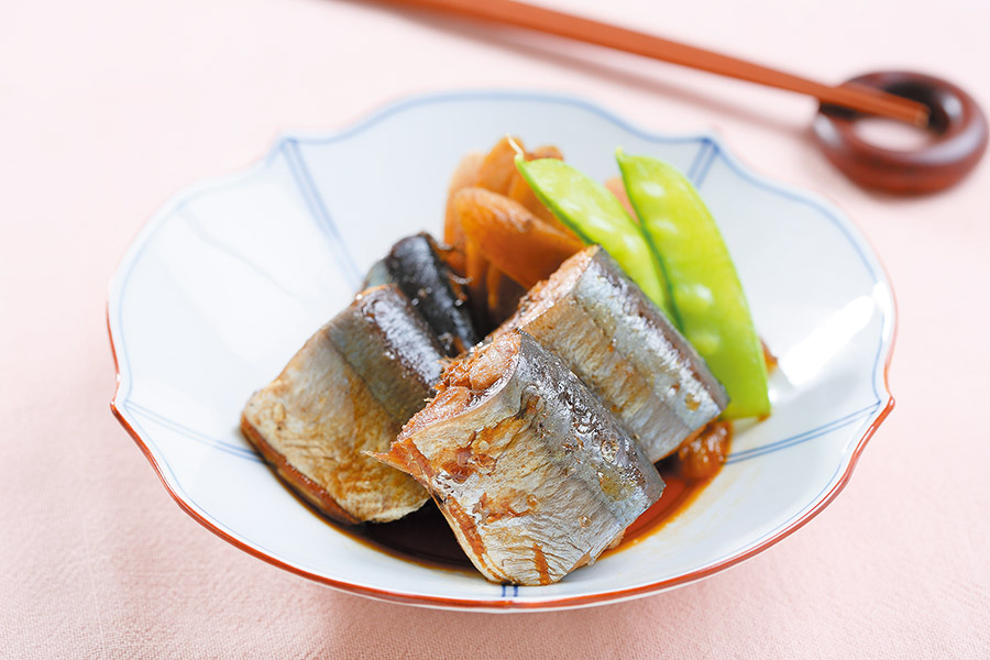 さんまとごぼうの煮つけ