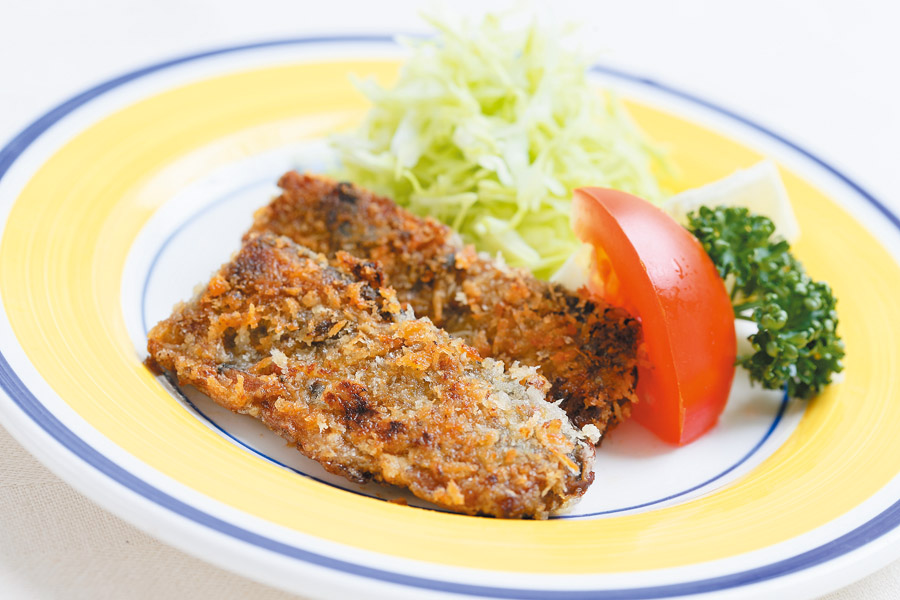 さんまのパン粉焼き