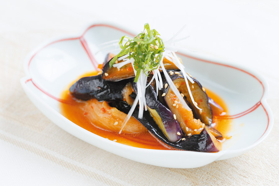 なすのピリ辛涼拌（りゃんばん）