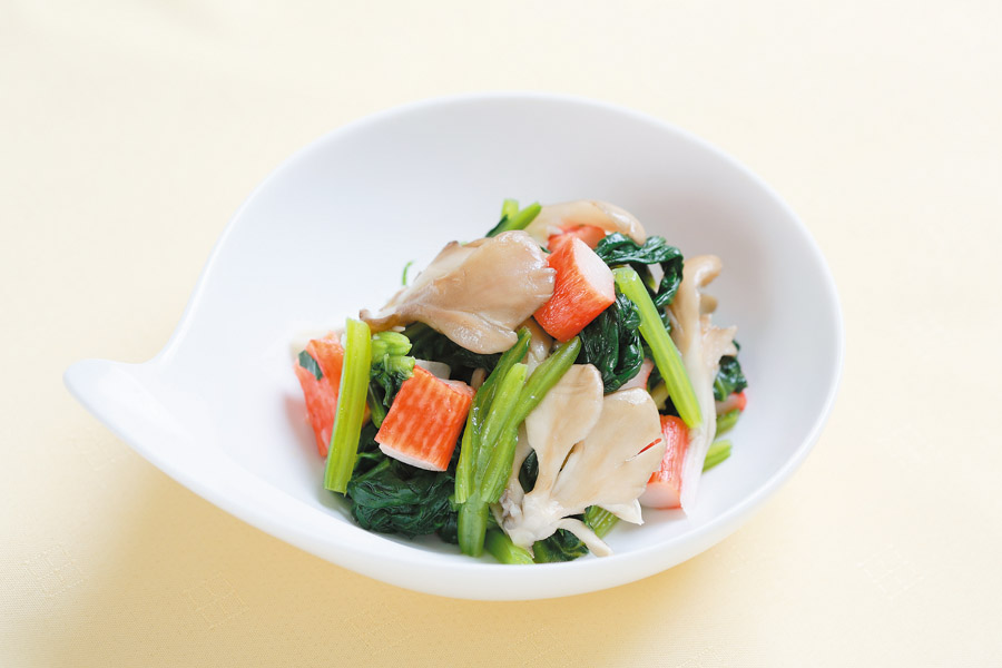 ほうれん草とかにかまのナムル