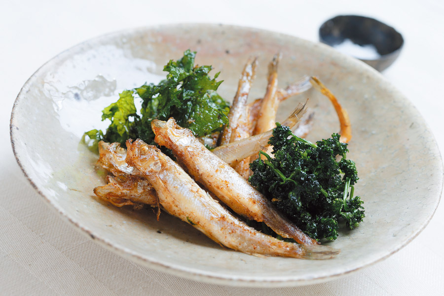 干しししゃもの素揚げ