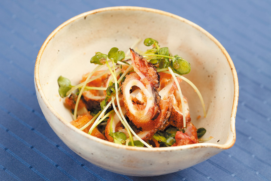 焼きいかのたらこあえ