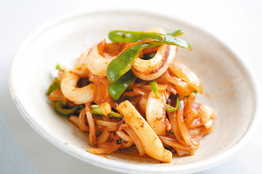 いかのコチュジャン炒め