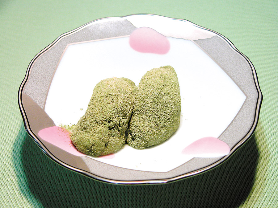 レンジで簡単うぐいすもち