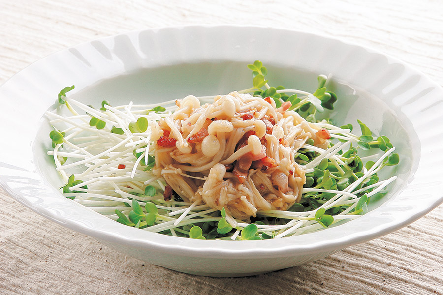 えのきだけとかいわれのイタリアンサラダ