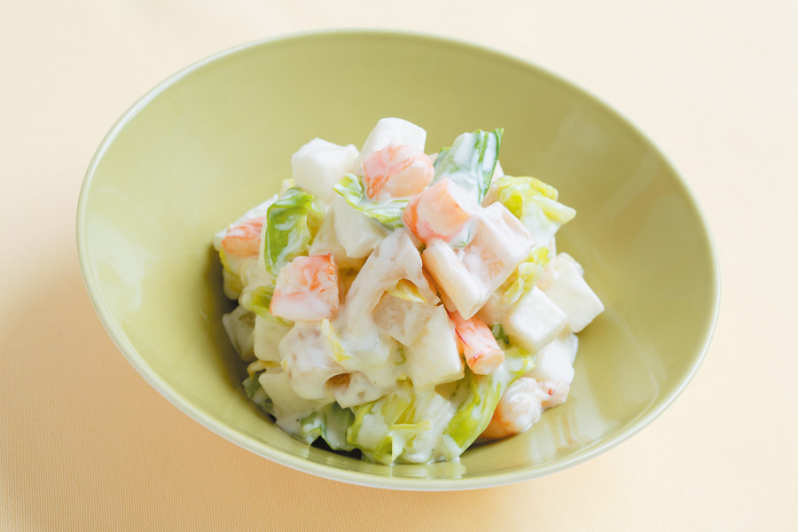 えびとれんこんのヨーグルトサラダ