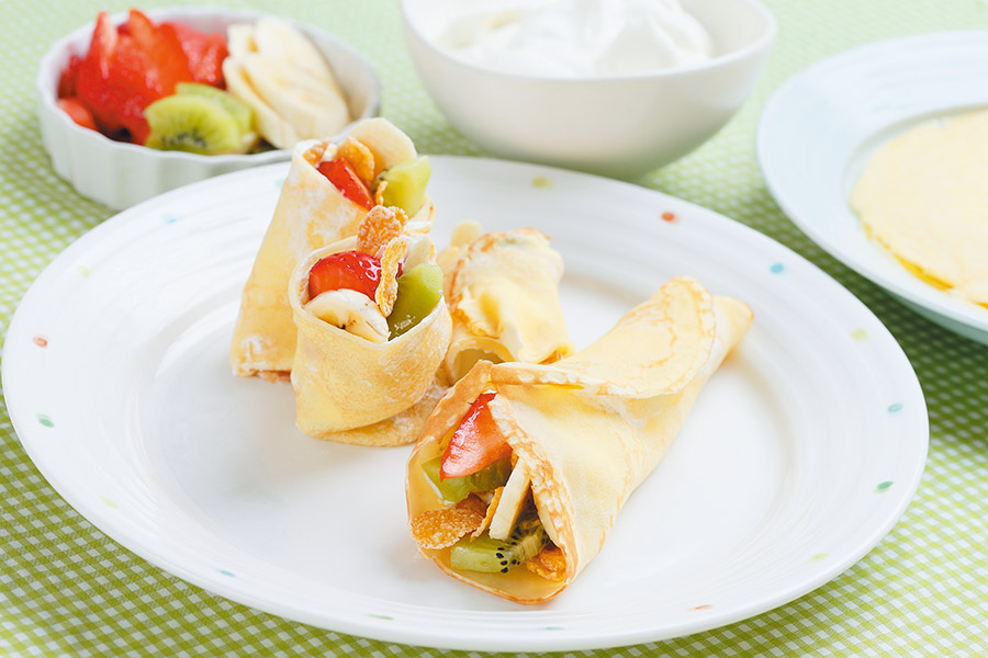 お好みフルーツクレープ