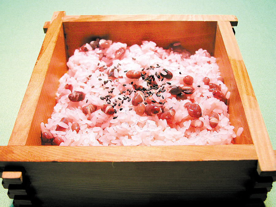 レンジで簡単お赤飯