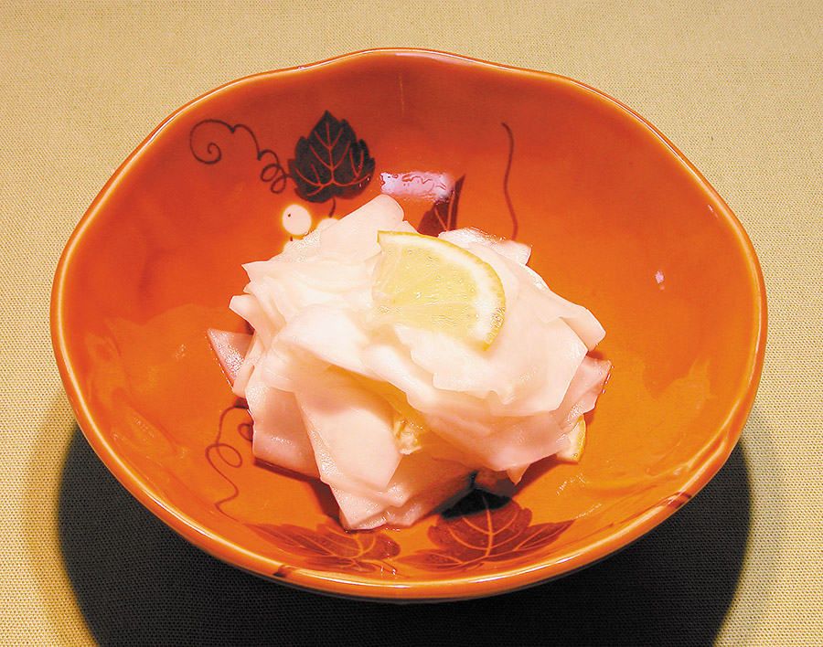 かぶのレモン漬け