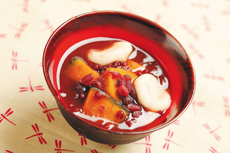かぼちゃと小豆のぜんざい