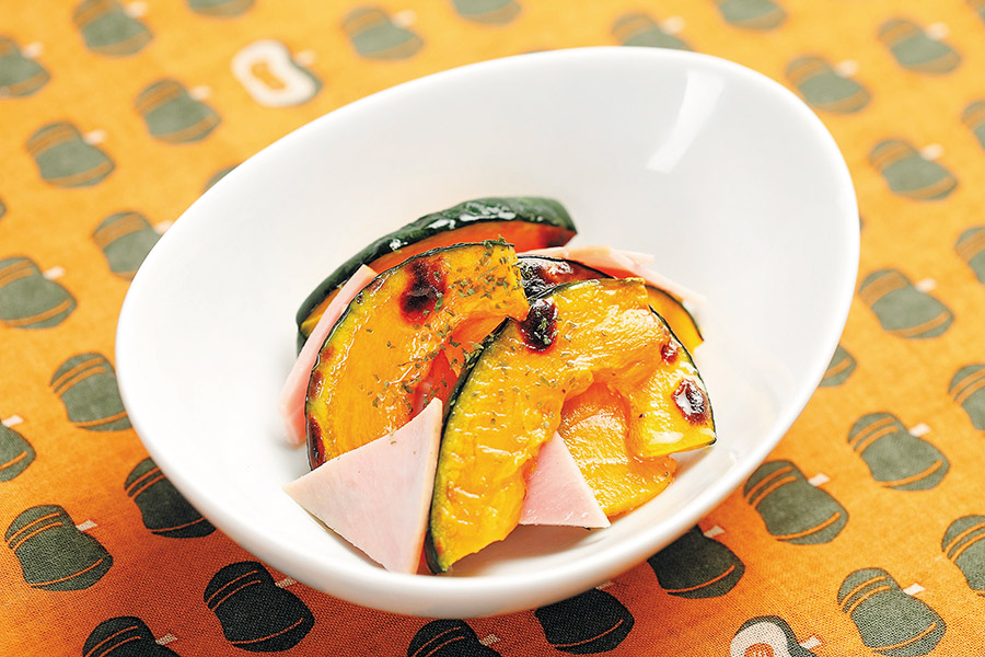 かぼちゃのグリル焼きサラダ