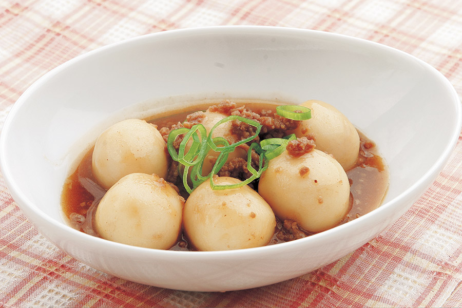 さといもの韓国風そぼろ煮