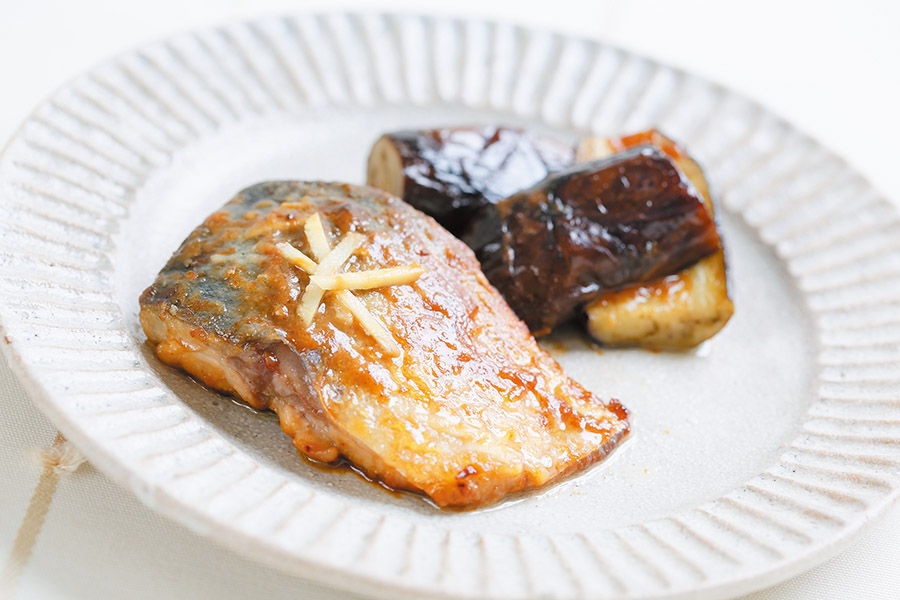 さばとなすのみそ煮