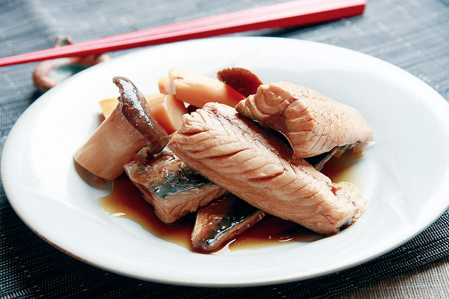 さばとエリンギの酢煮