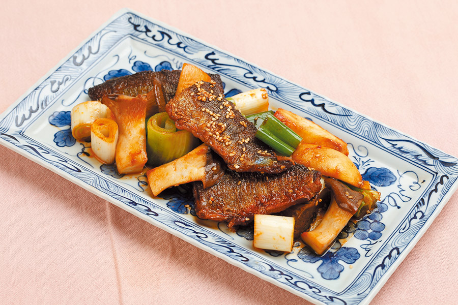 さんまの韓国風蒲焼き
