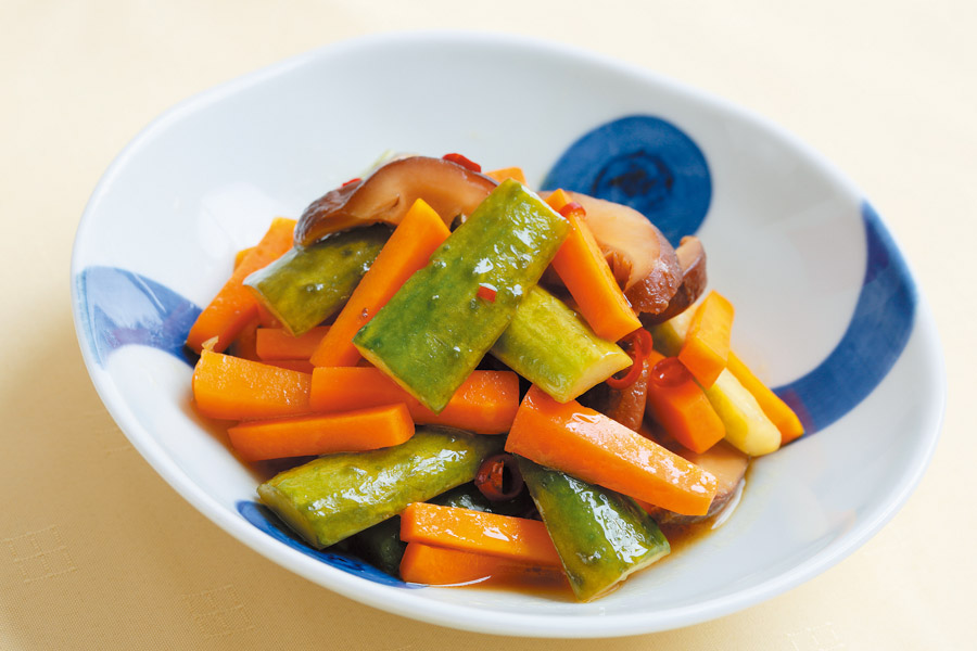 しいたけときゅうりの中華風