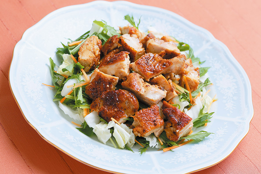 しょうが風味のチキンサラダ