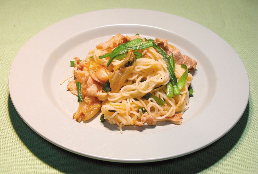 そうめんキムチ