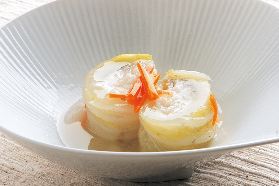 たらの白菜包み