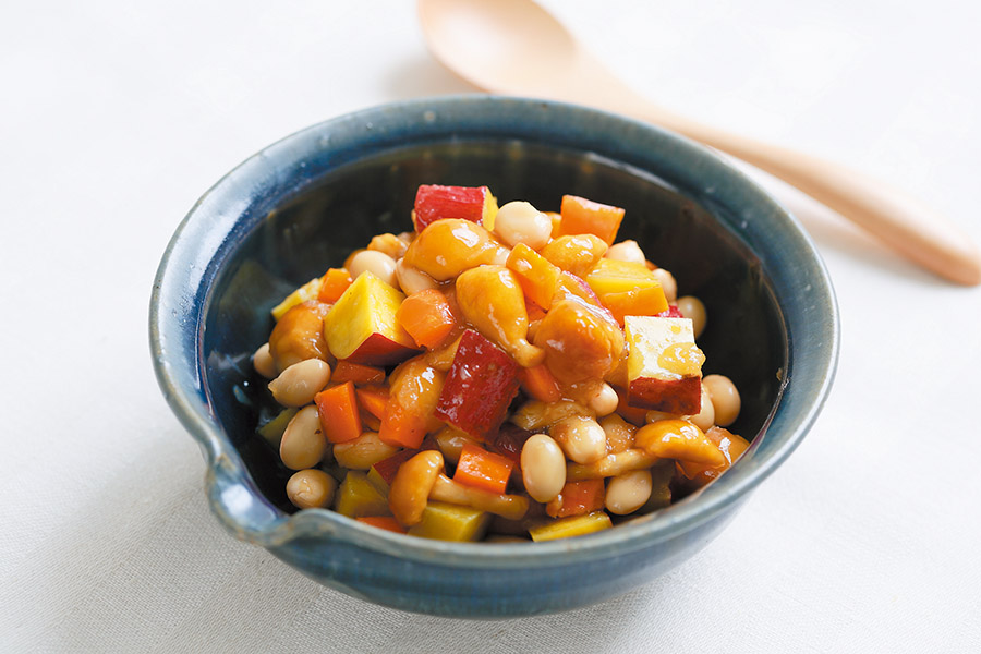 なめこと大豆のおろしあえ