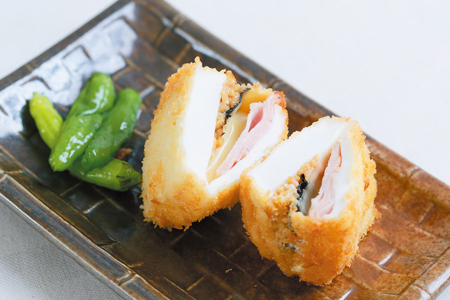 はんぺんの納豆チーズフライ