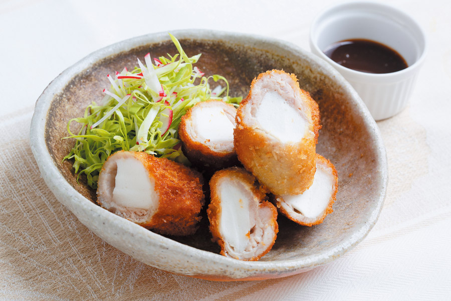 はんぺんの肉巻きフライ