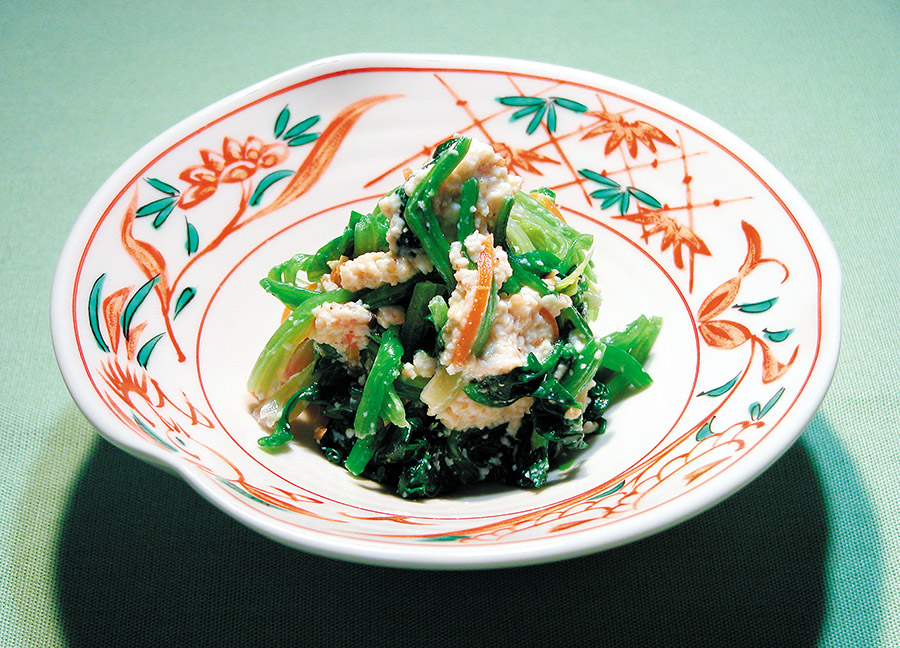 ほうれん草の白和え