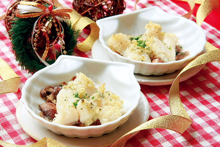 ほたてのエスカルゴ風