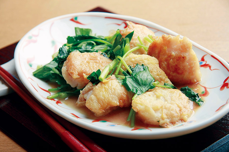 ほたてのピカタ 甘酢ソース