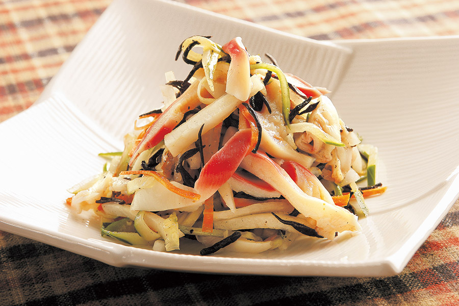 ほっきとひじきのシャキシャキサラダ