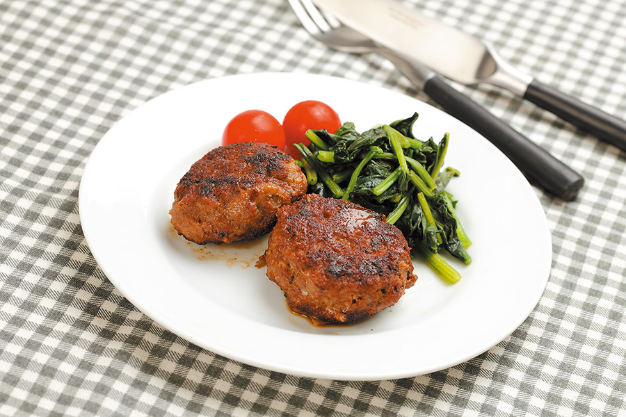 みそ風味のハンバーグ