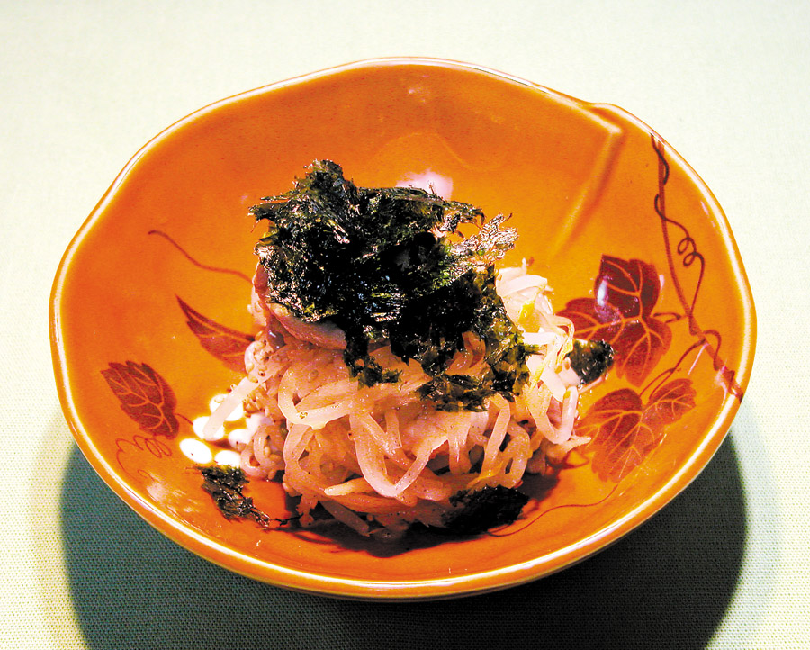 もやしと豚肉の韓国風サラダ