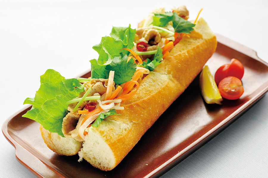 ゆで豚のバインミー