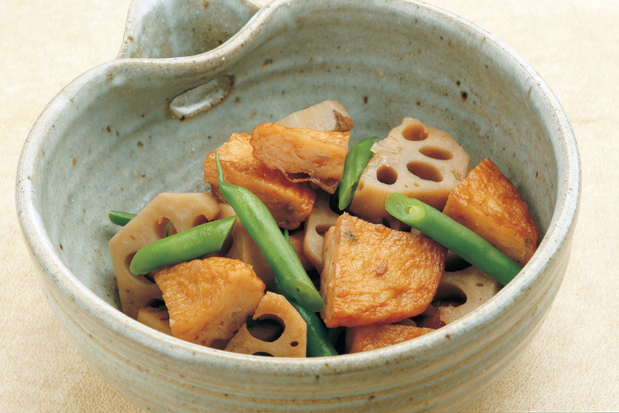 れんこんとさつま揚げの煮つけ