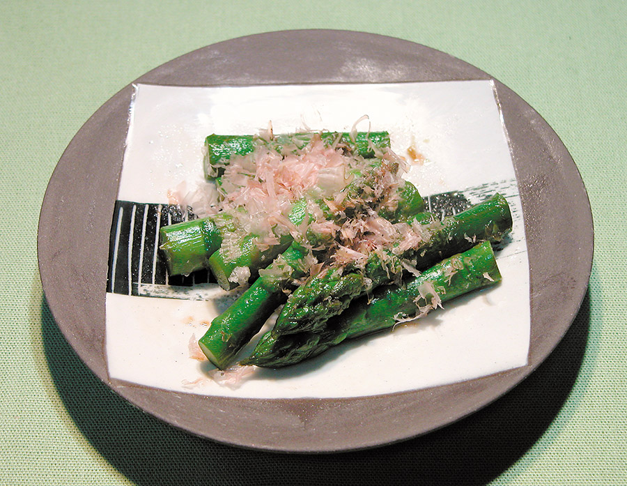 アスパラのかか煮