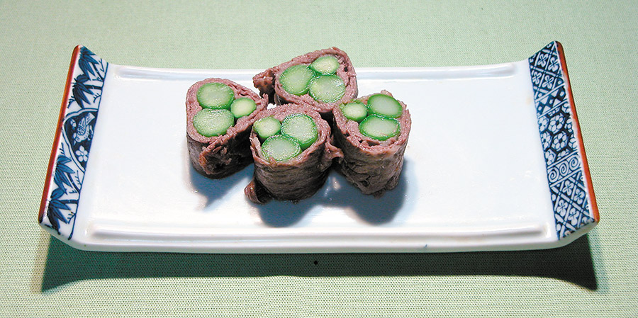 アスパラの牛肉巻き