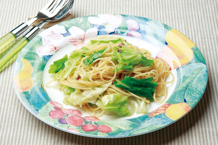 アンチョビとキャベツのパスタ