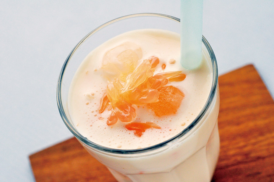 グレープフルーツのラッシー