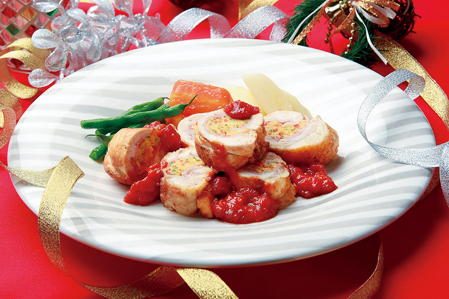 チキンでクルクルクリスマス