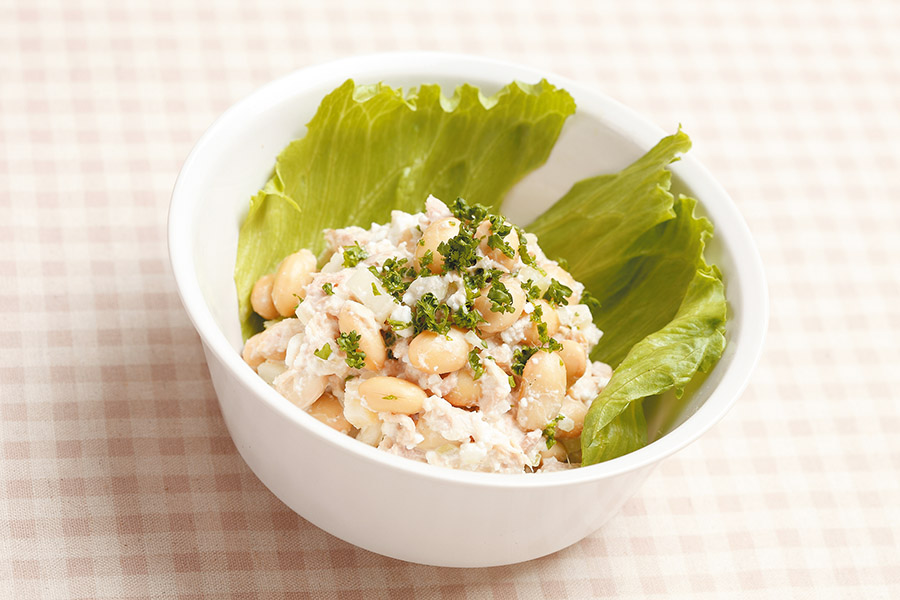 ツナと大豆のサラダ