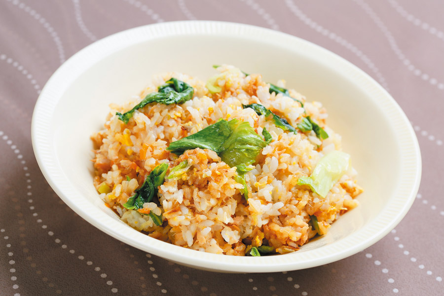 ツナとレタスのチャーハン