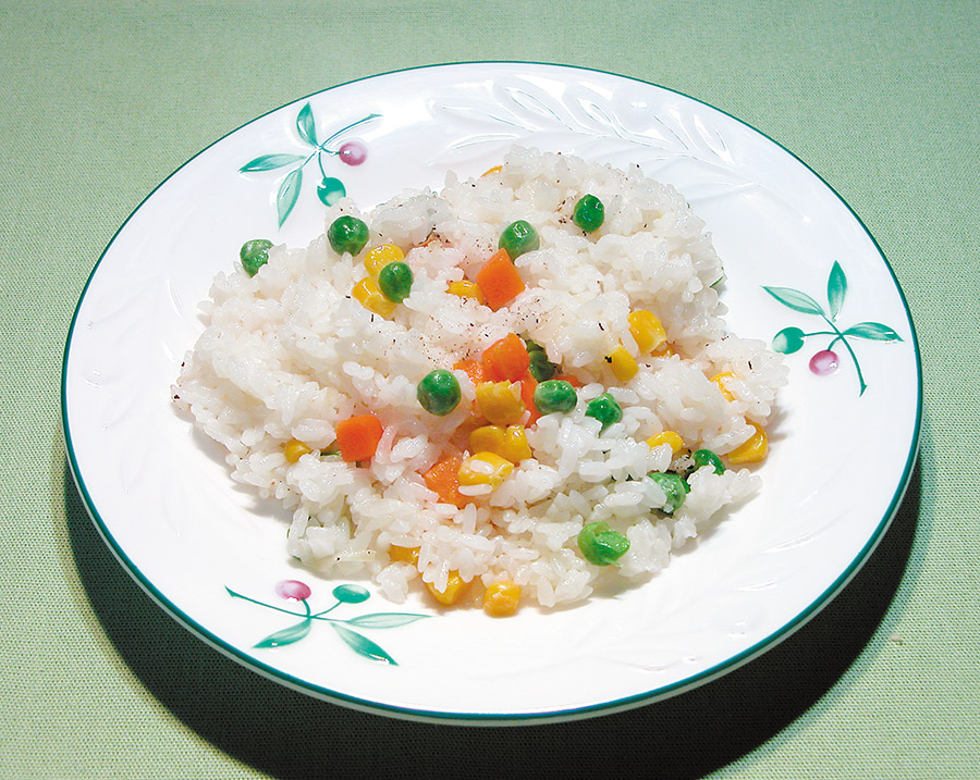 レンジで簡単ミルクおこわ