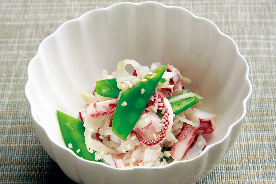 切り干し大根といかげその酢のもの