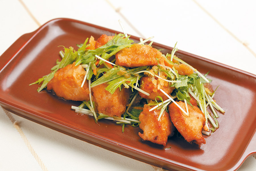 鶏肉の唐揚げ おろしあえ