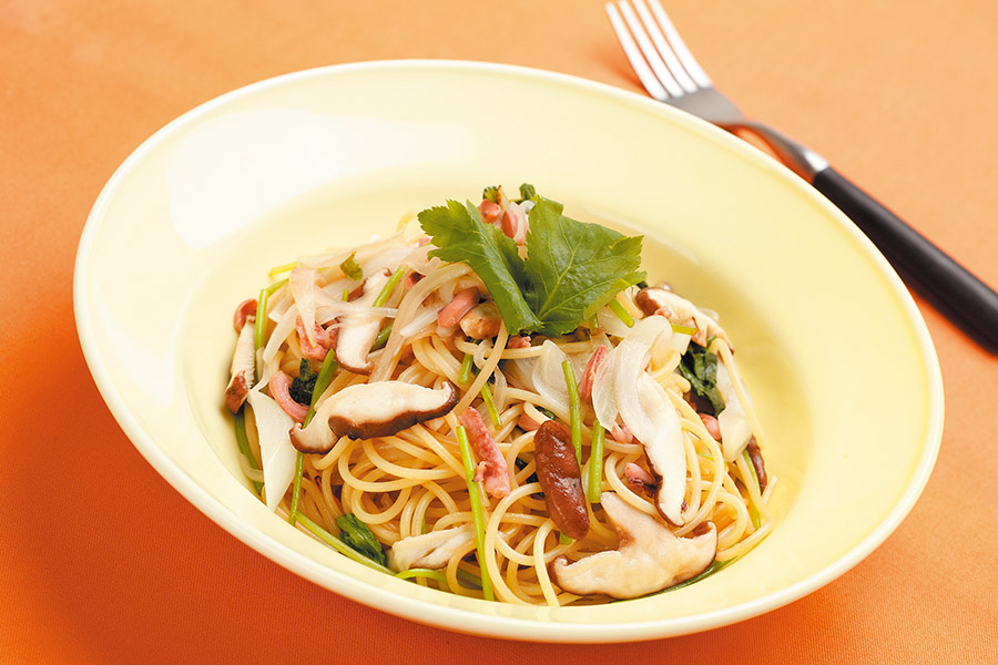 塩辛入り和風スパゲティ