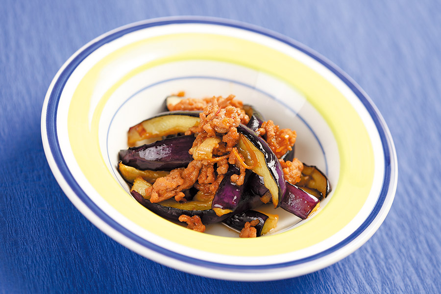 揚げなすのひき肉あんかけ