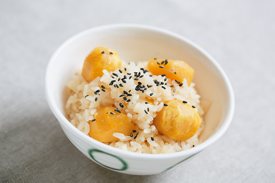 栗の炊き込みご飯