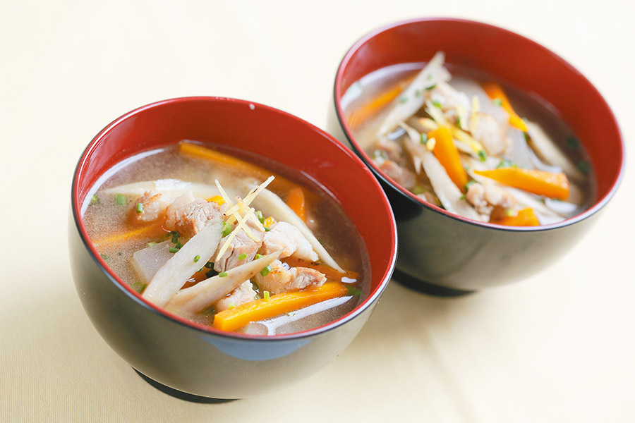 根菜たっぷり沢煮椀